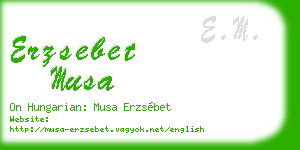 erzsebet musa business card